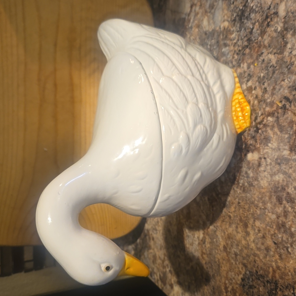 Vintage Metlox Poppytrail Duck Cookie Jar | Circa Early 1960s | Farmhouse